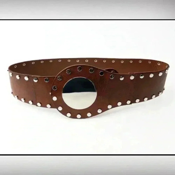 Zara leather studded sash belt - Picture 1 of 3